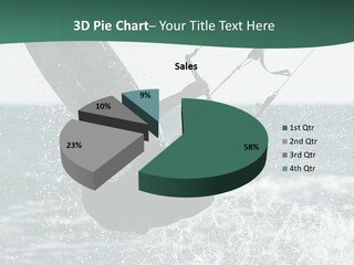 Windsurfer Surf Mediterranean PowerPoint Template
