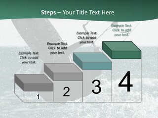 Windsurfer Surf Mediterranean PowerPoint Template
