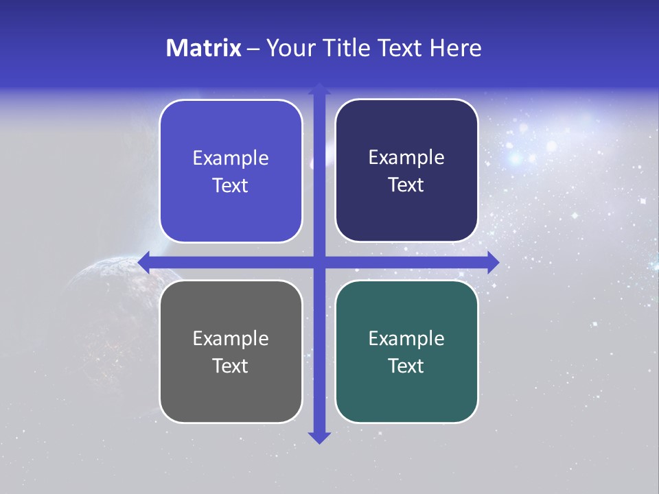 Asteroid Planet Earth PowerPoint Template
