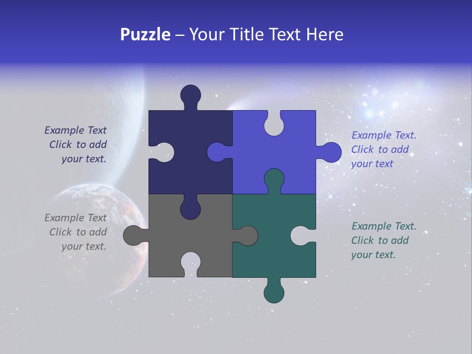 Asteroid Planet Earth PowerPoint Template