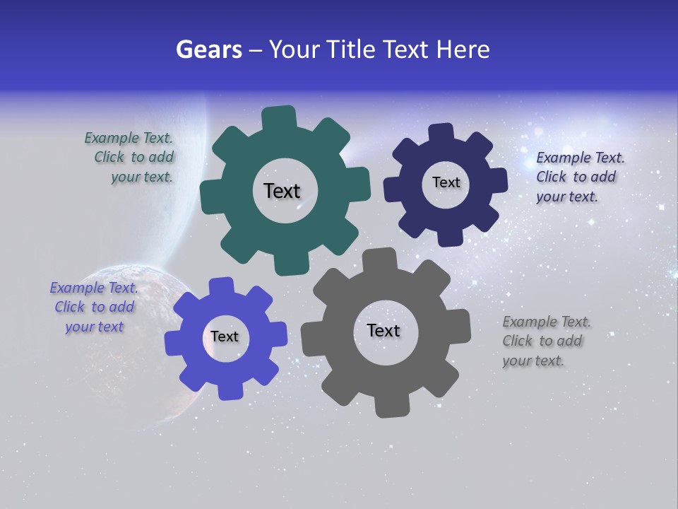 Asteroid Planet Earth PowerPoint Template