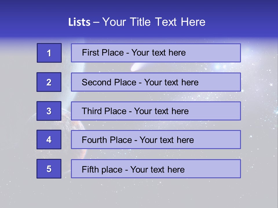 Asteroid Planet Earth PowerPoint Template