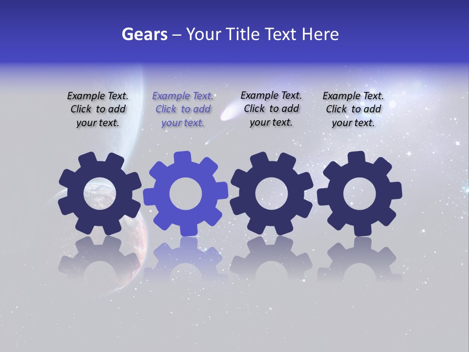 Asteroid Planet Earth PowerPoint Template