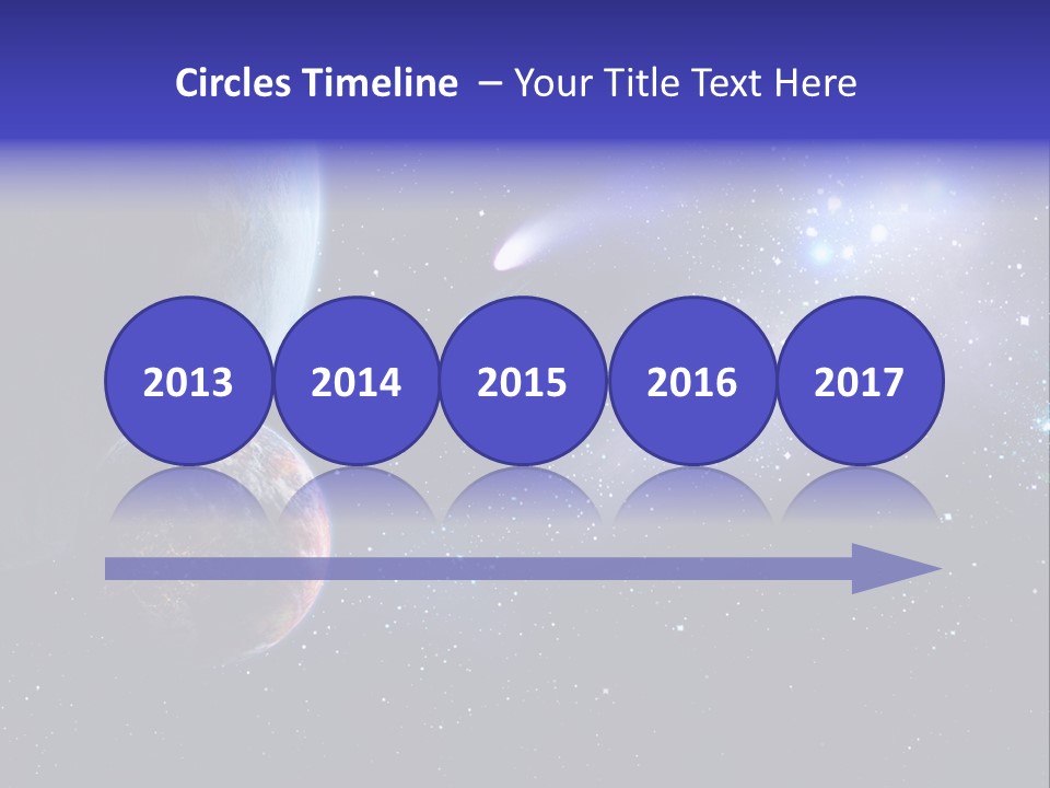 Asteroid Planet Earth PowerPoint Template