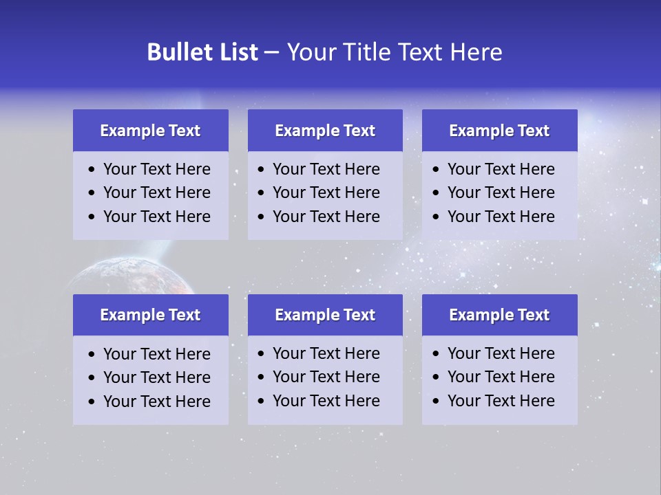 Asteroid Planet Earth PowerPoint Template
