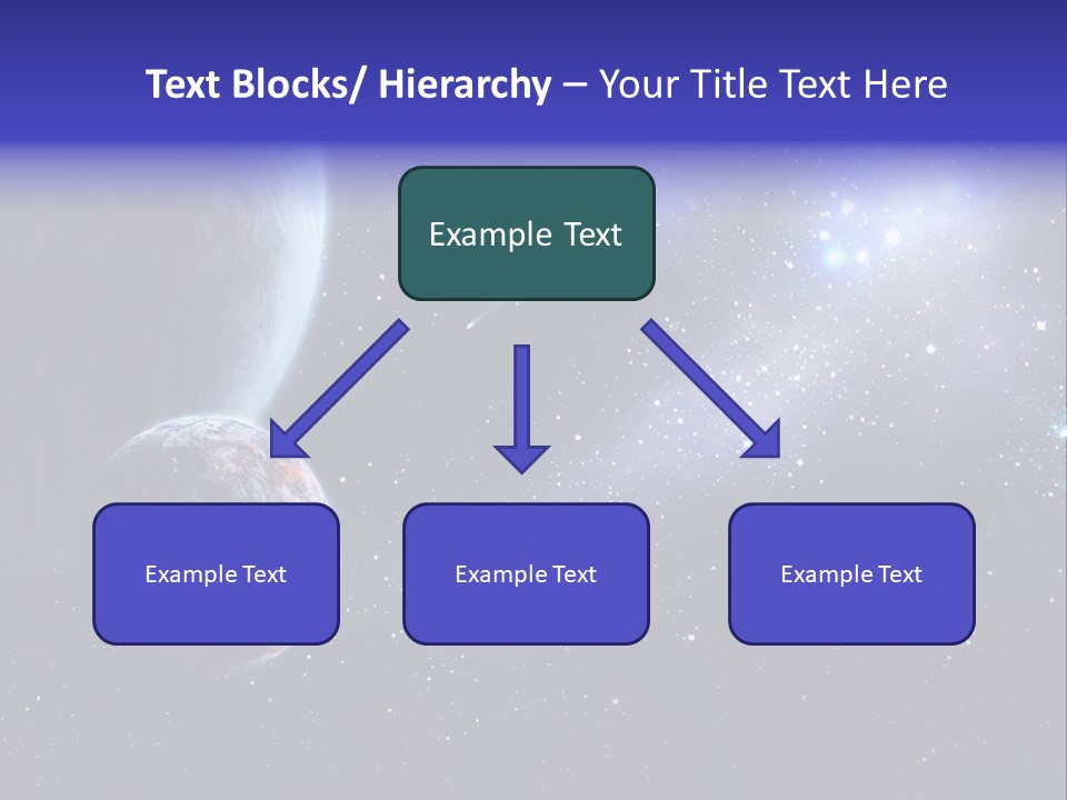 Asteroid Planet Earth PowerPoint Template
