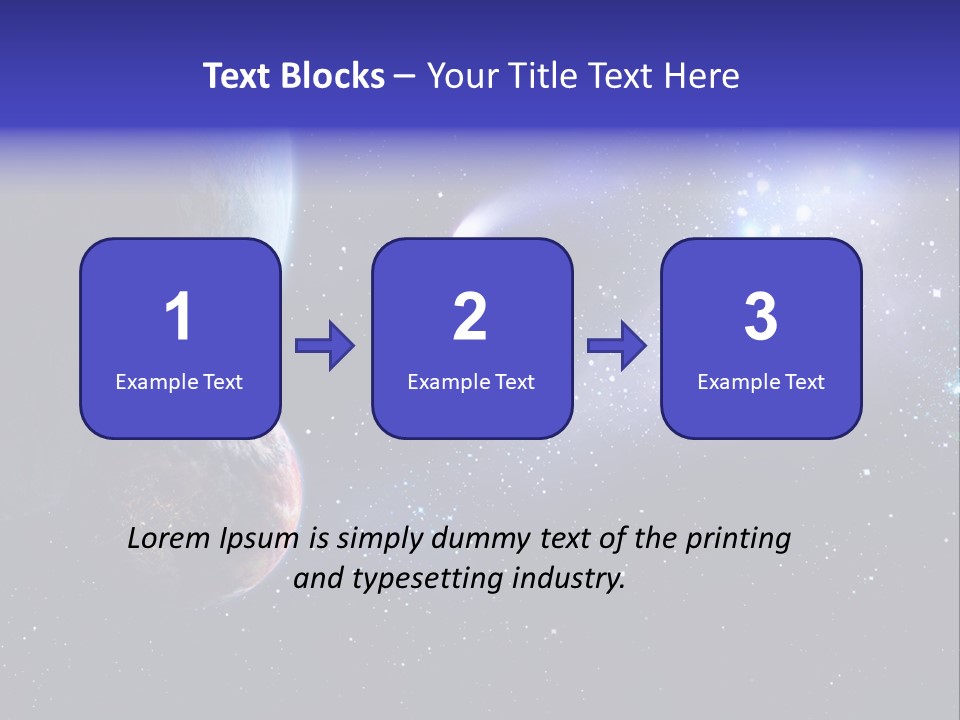 Asteroid Planet Earth PowerPoint Template
