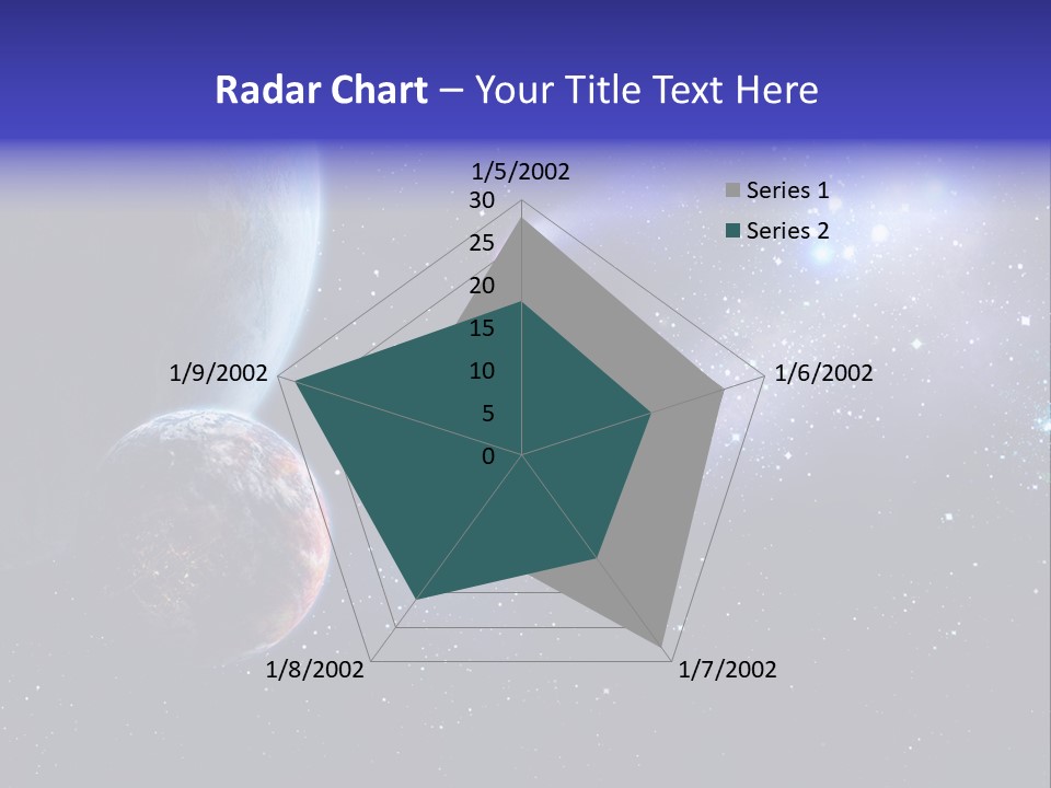 Asteroid Planet Earth PowerPoint Template