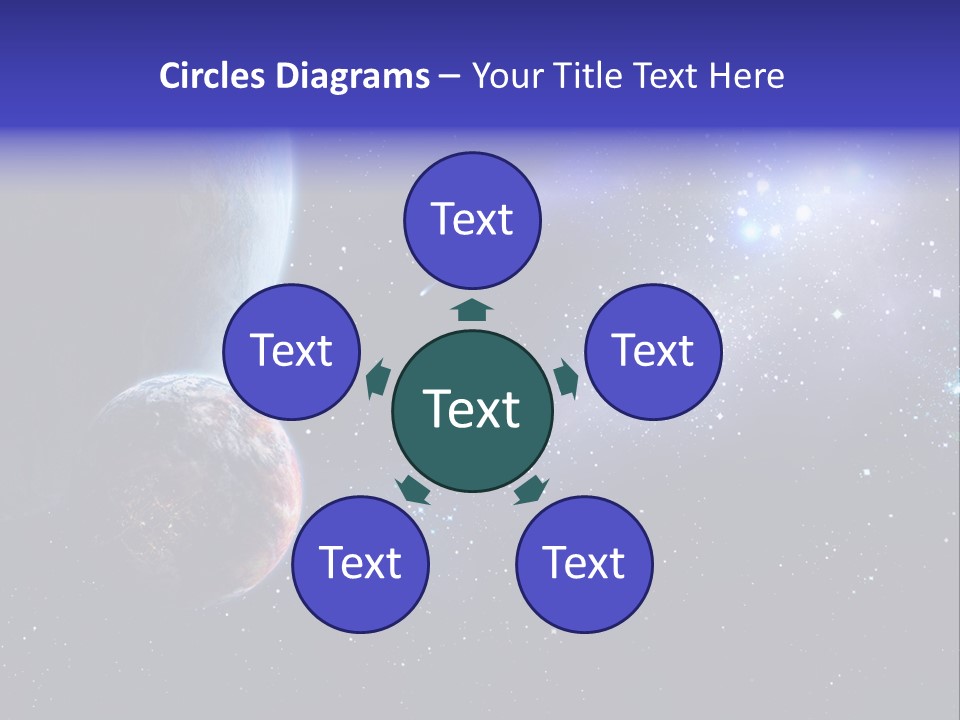 Asteroid Planet Earth PowerPoint Template