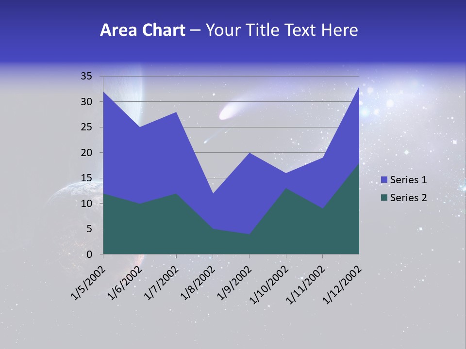 Asteroid Planet Earth PowerPoint Template