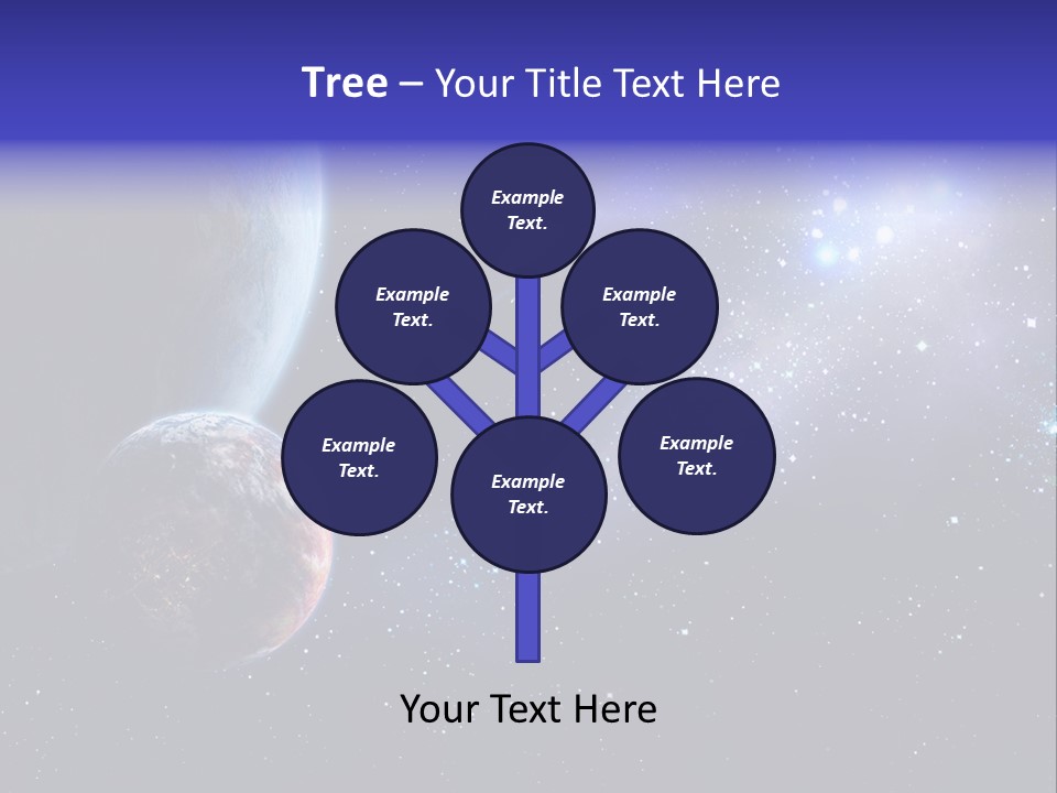 Asteroid Planet Earth PowerPoint Template