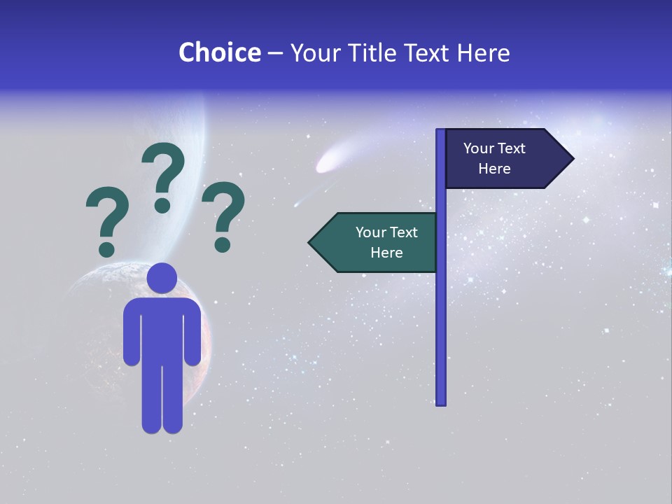 Asteroid Planet Earth PowerPoint Template