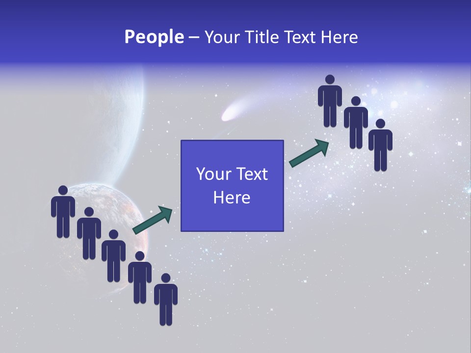 Asteroid Planet Earth PowerPoint Template