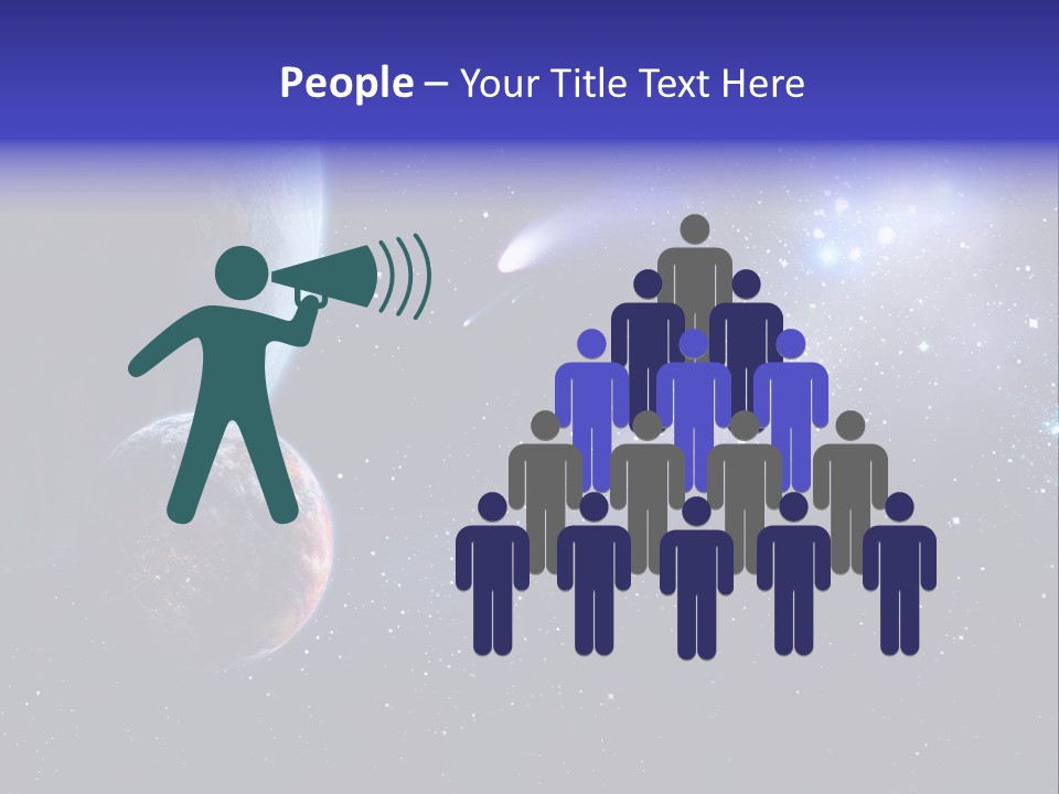 Asteroid Planet Earth PowerPoint Template