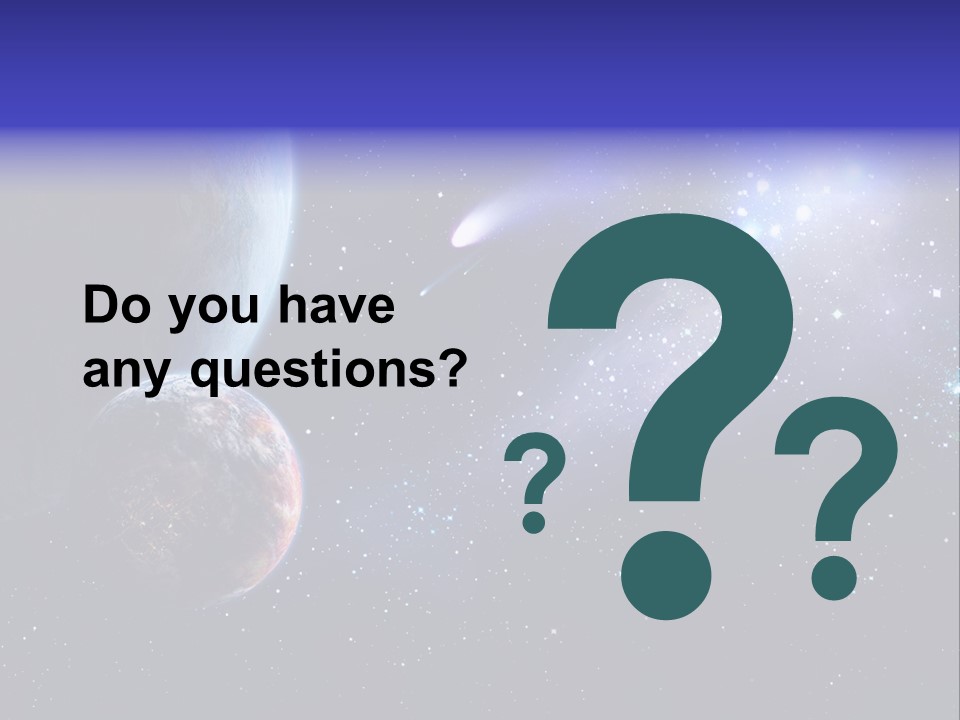 Asteroid Planet Earth PowerPoint Template