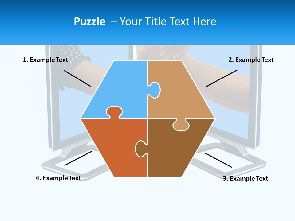Hand Couple Pact PowerPoint Template