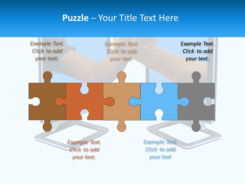 Hand Couple Pact PowerPoint Template