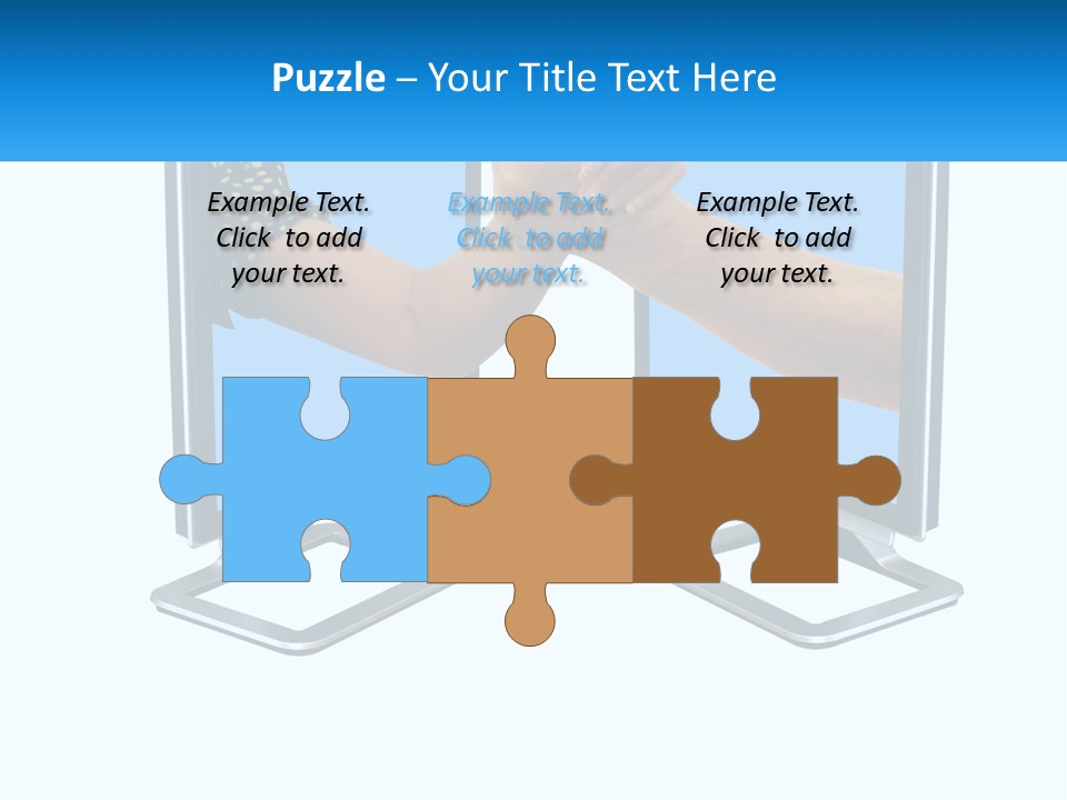 Hand Couple Pact PowerPoint Template