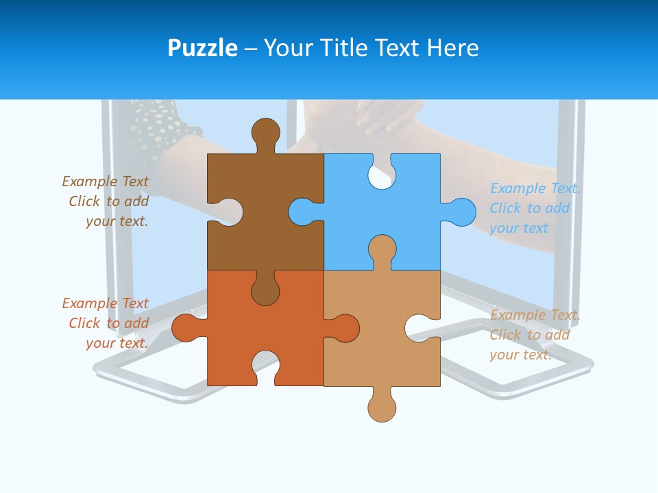 Hand Couple Pact PowerPoint Template