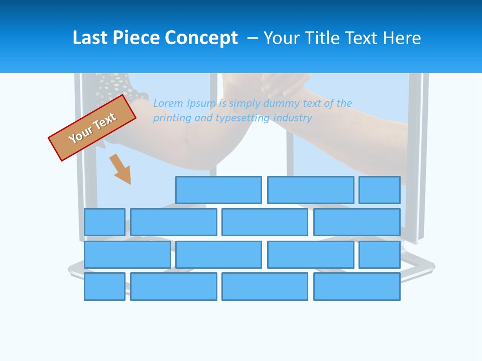 Hand Couple Pact PowerPoint Template