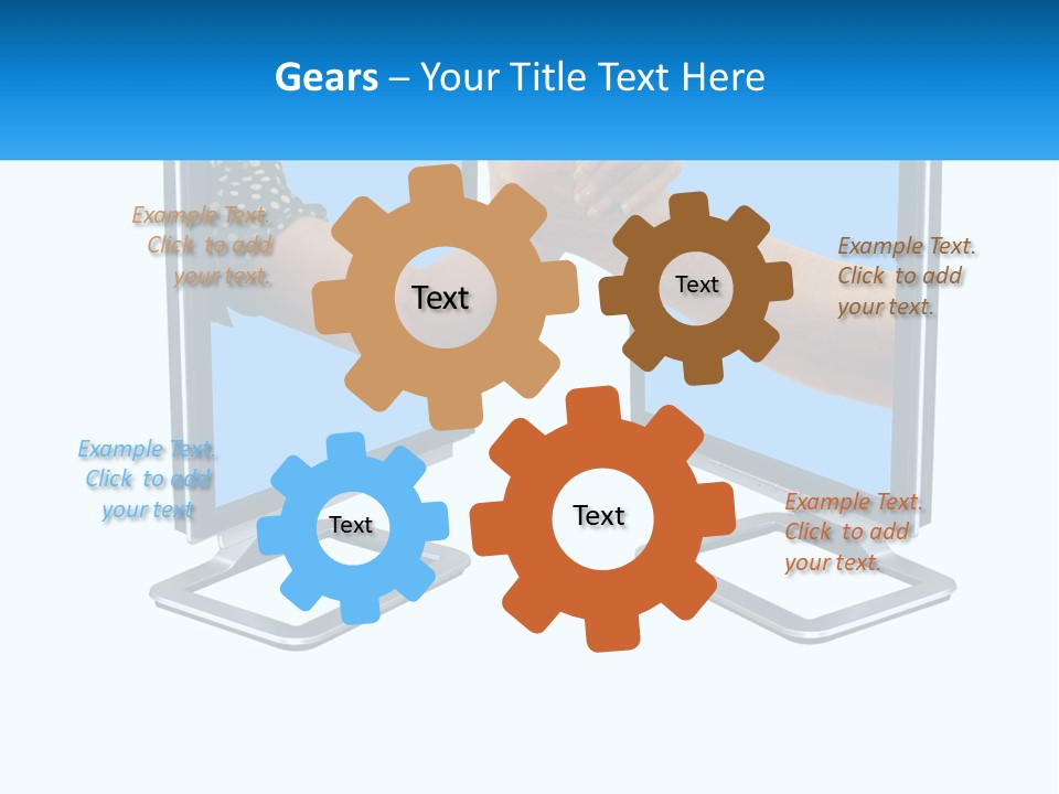 Hand Couple Pact PowerPoint Template