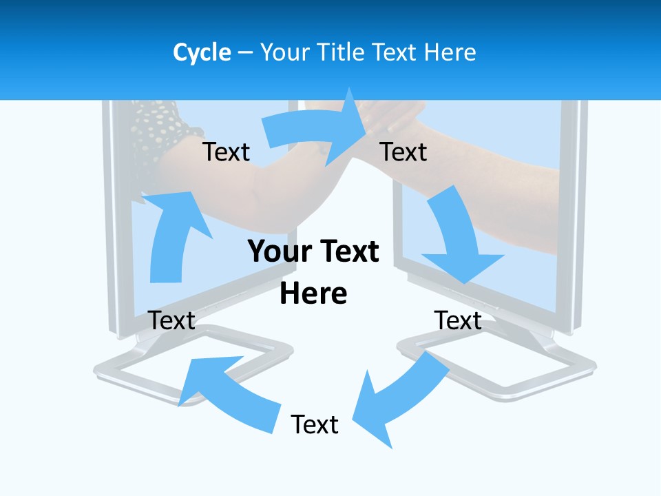 Hand Couple Pact PowerPoint Template