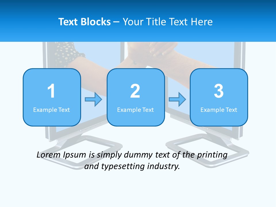 Hand Couple Pact PowerPoint Template