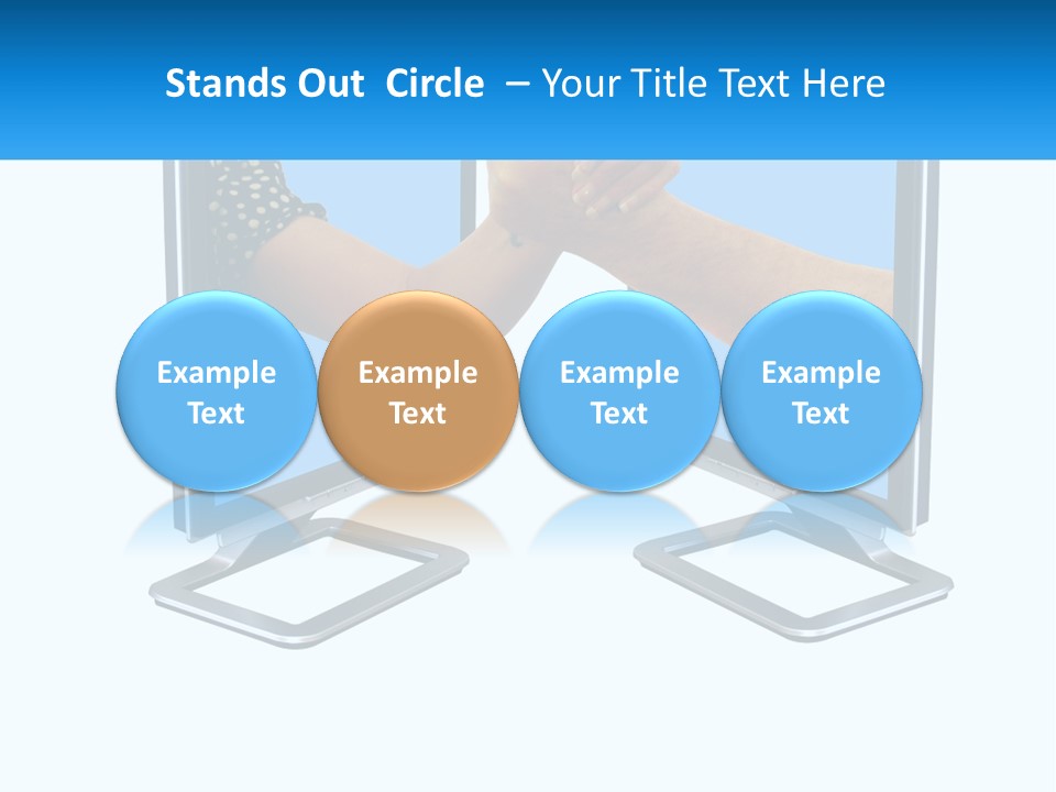 Hand Couple Pact PowerPoint Template