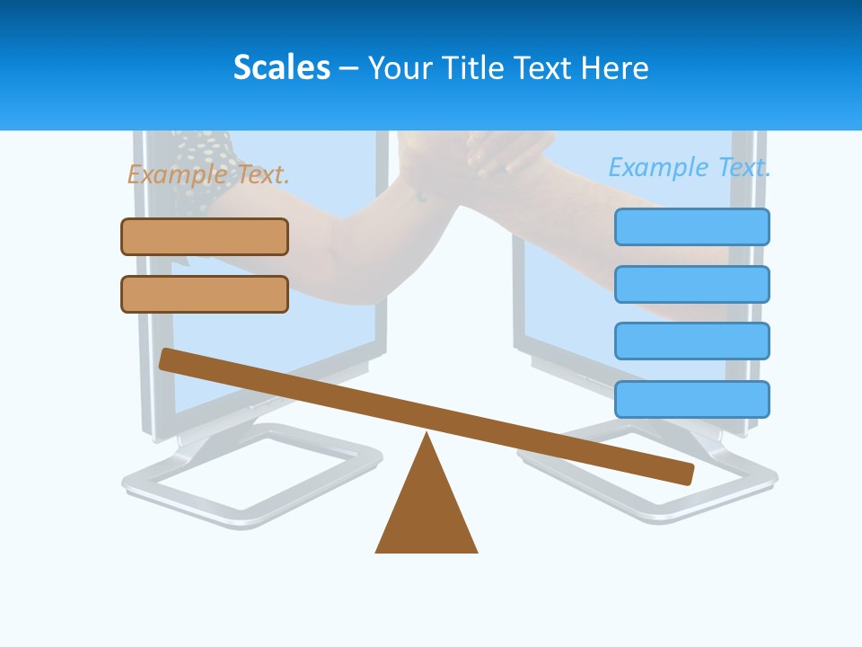 Hand Couple Pact PowerPoint Template