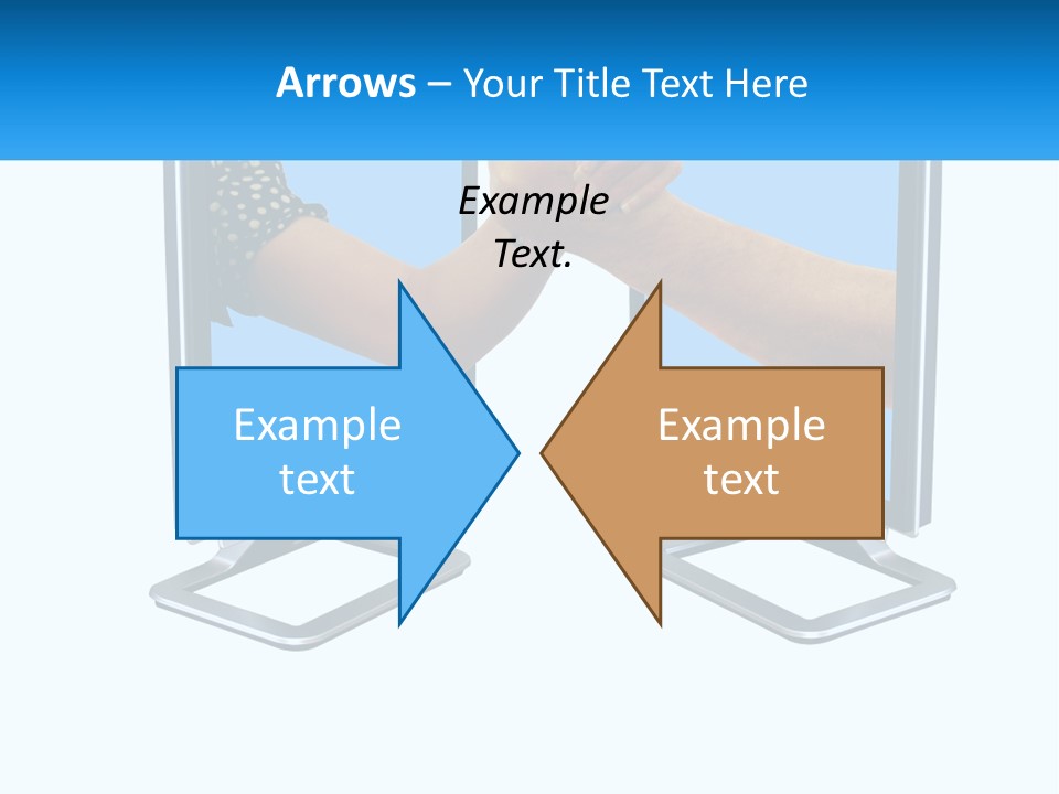 Hand Couple Pact PowerPoint Template