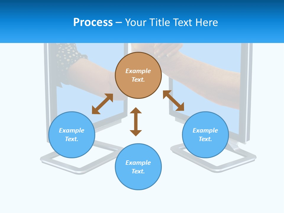 Hand Couple Pact PowerPoint Template