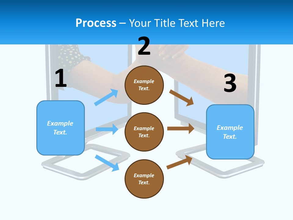 Hand Couple Pact PowerPoint Template