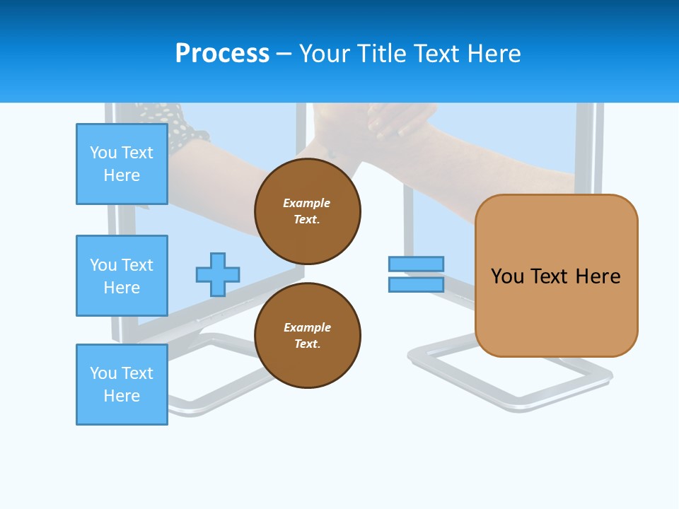 Hand Couple Pact PowerPoint Template