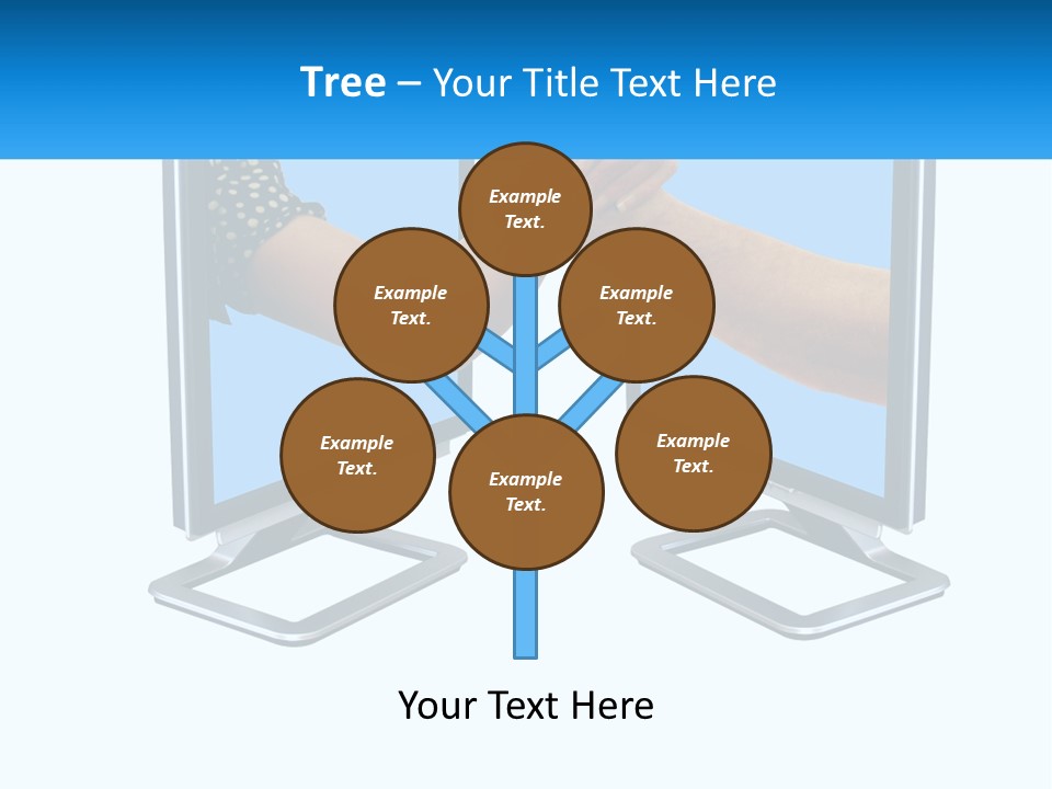 Hand Couple Pact PowerPoint Template