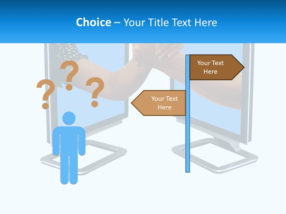 Hand Couple Pact PowerPoint Template