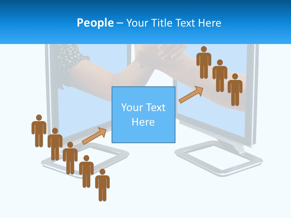 Hand Couple Pact PowerPoint Template