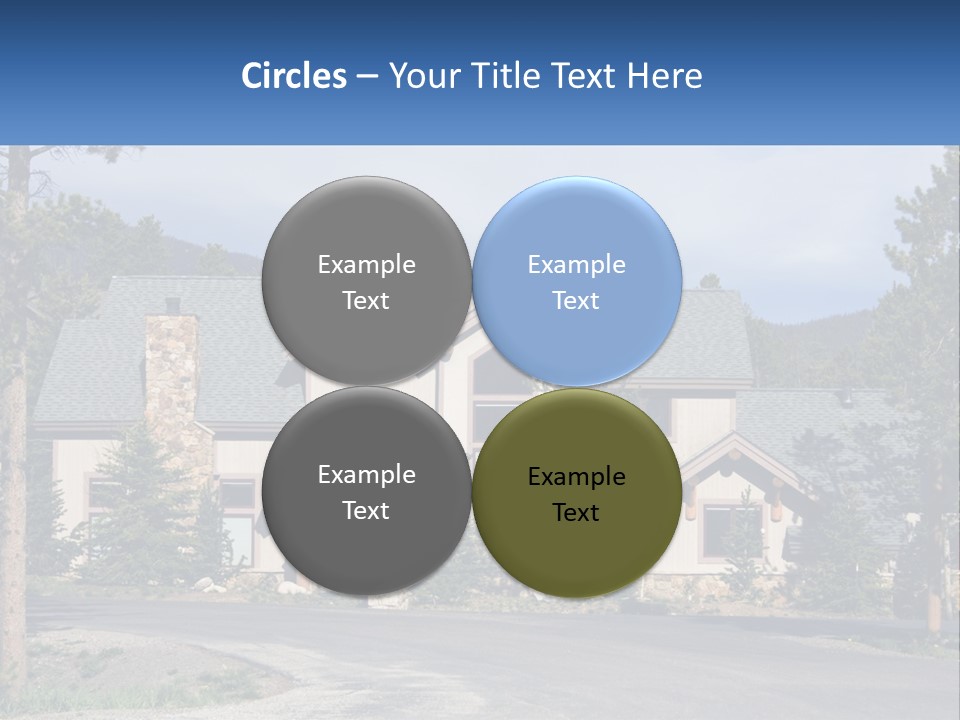 Rock Landscaped Log PowerPoint Template