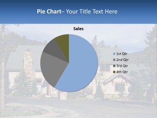 Rock Landscaped Log PowerPoint Template