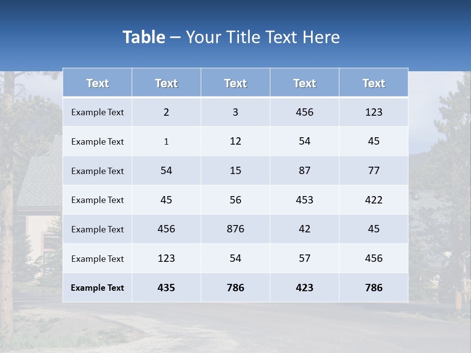 Rock Landscaped Log PowerPoint Template