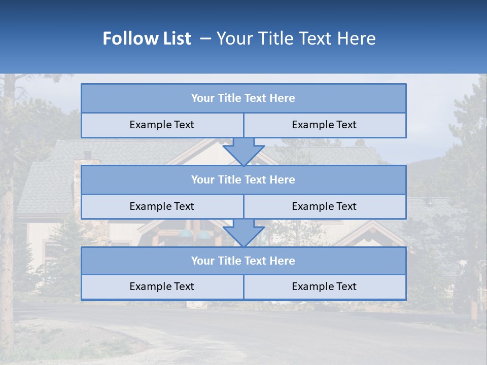 Rock Landscaped Log PowerPoint Template