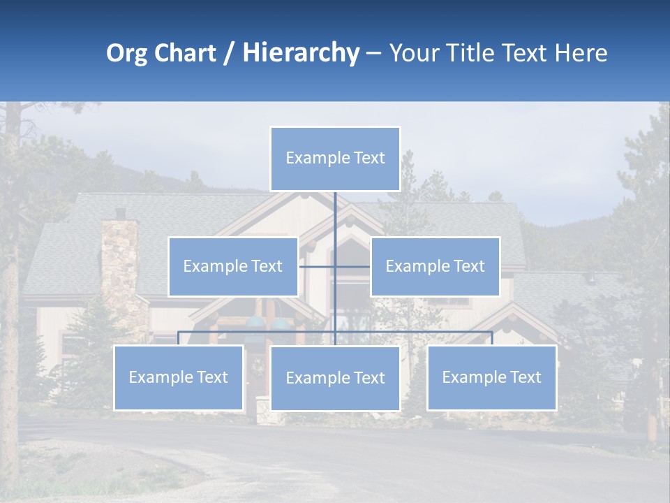 Rock Landscaped Log PowerPoint Template