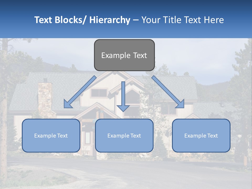 Rock Landscaped Log PowerPoint Template