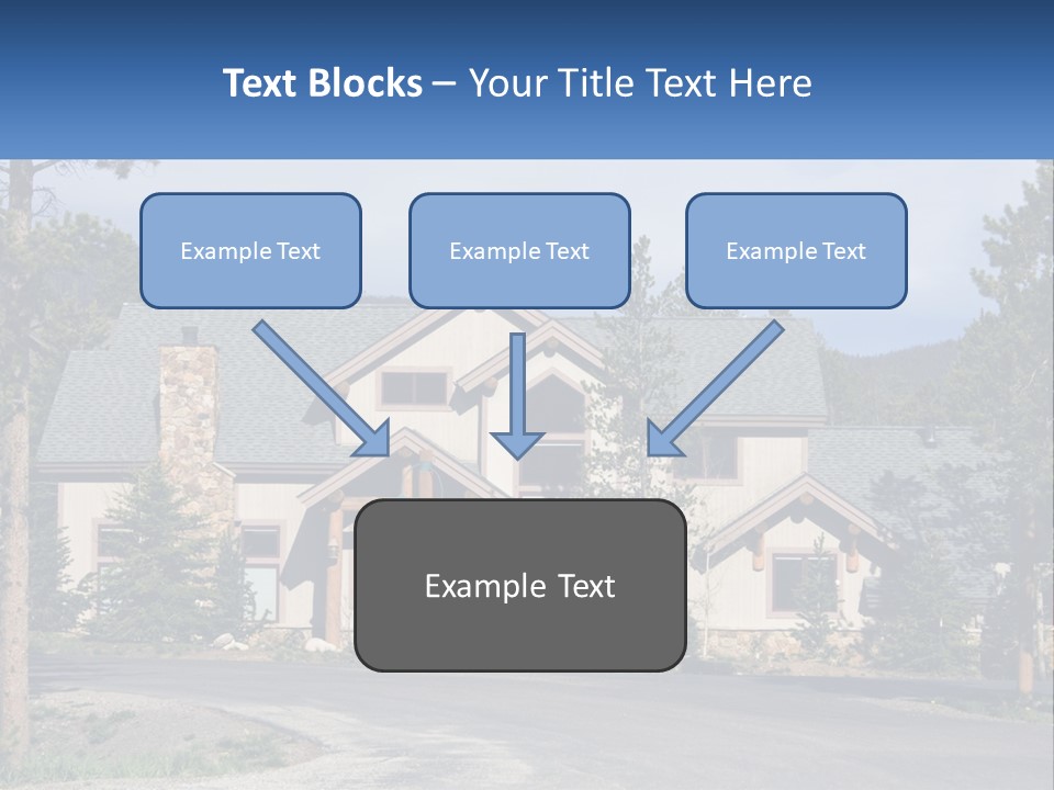 Rock Landscaped Log PowerPoint Template