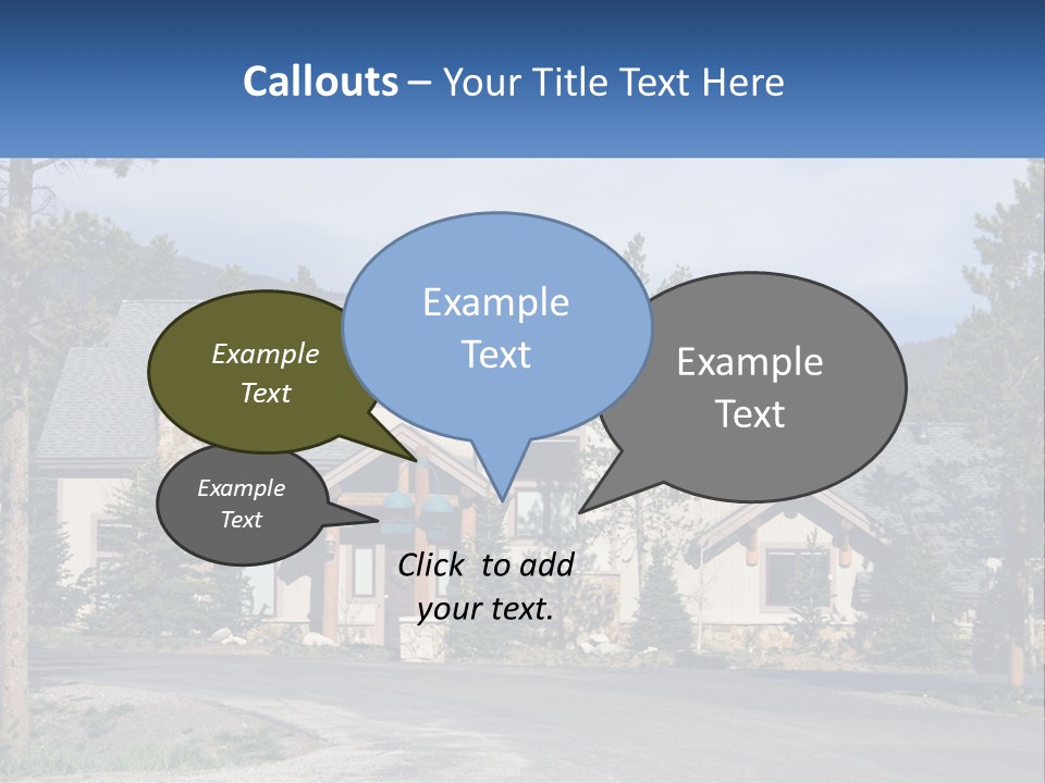 Rock Landscaped Log PowerPoint Template