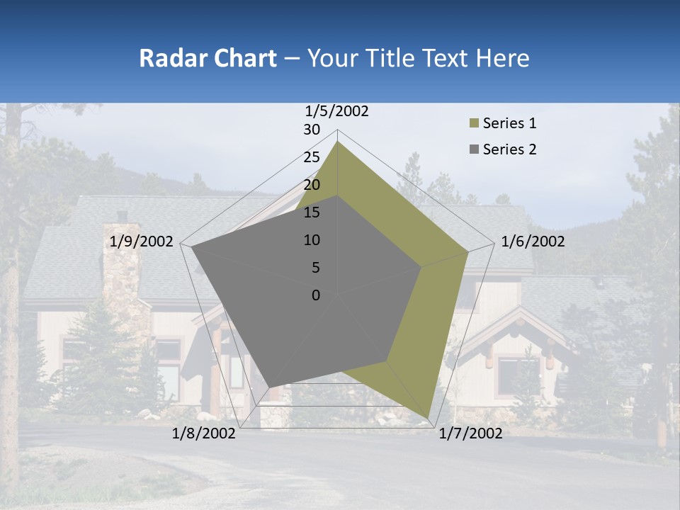 Rock Landscaped Log PowerPoint Template