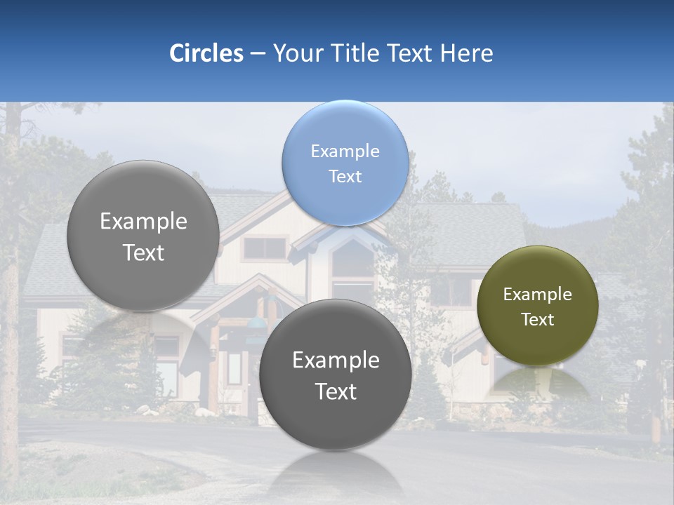Rock Landscaped Log PowerPoint Template