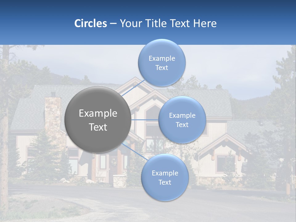 Rock Landscaped Log PowerPoint Template