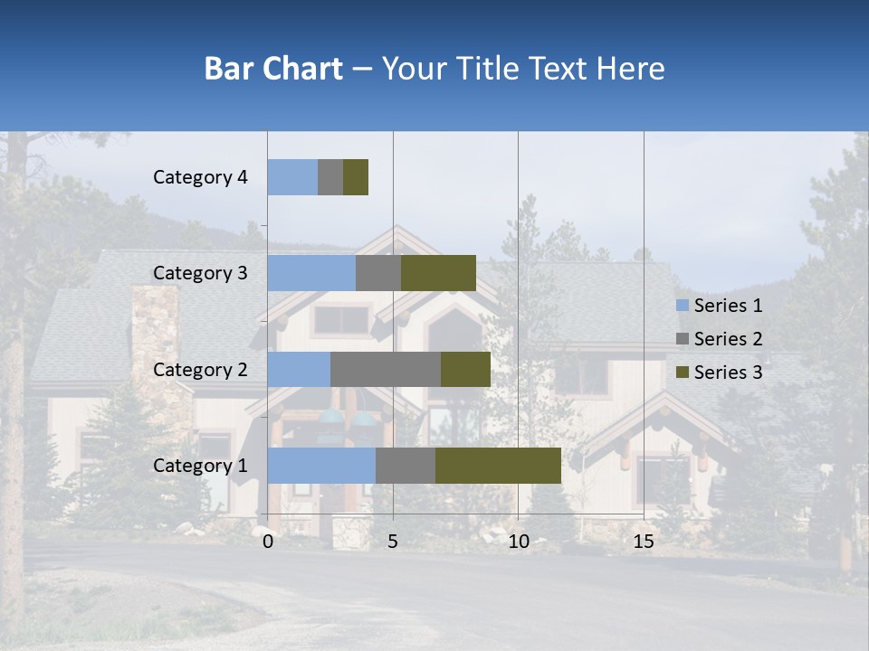 Rock Landscaped Log PowerPoint Template