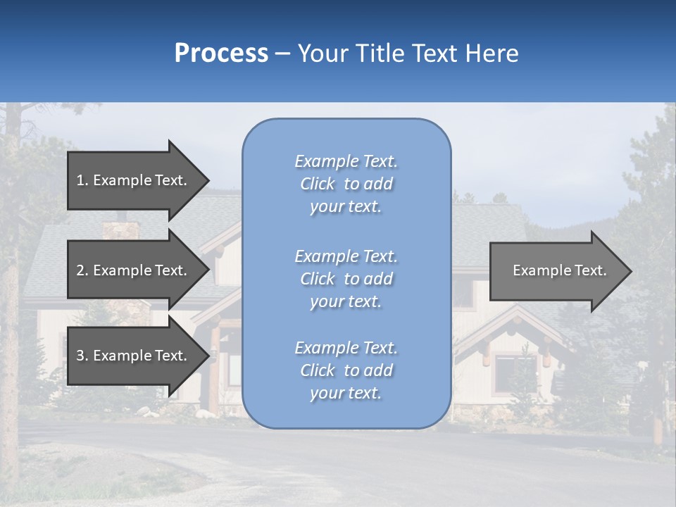 Rock Landscaped Log PowerPoint Template