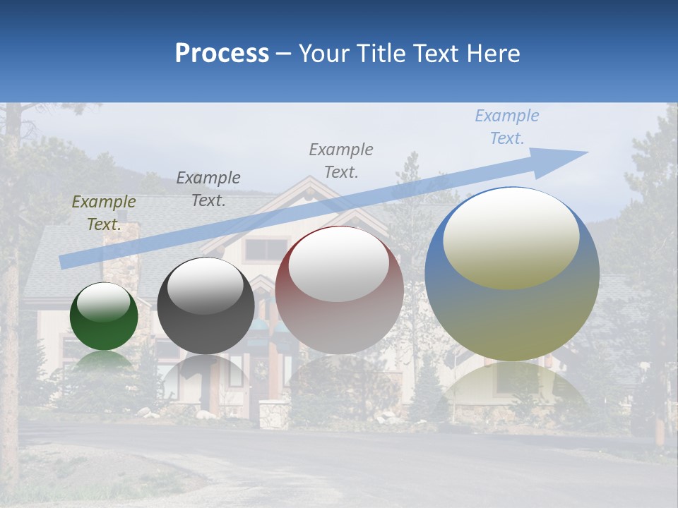 Rock Landscaped Log PowerPoint Template